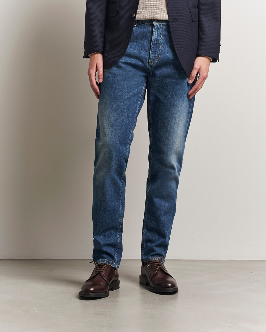 Herren | Jeans | Oscar Jacobson | Karl Cotton Stretch Jeans Vintage Wash