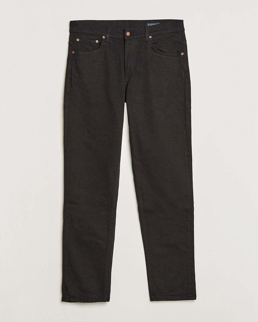 Herren | Jeans | Oscar Jacobson | Karl Cotton Stretch Jeans Black