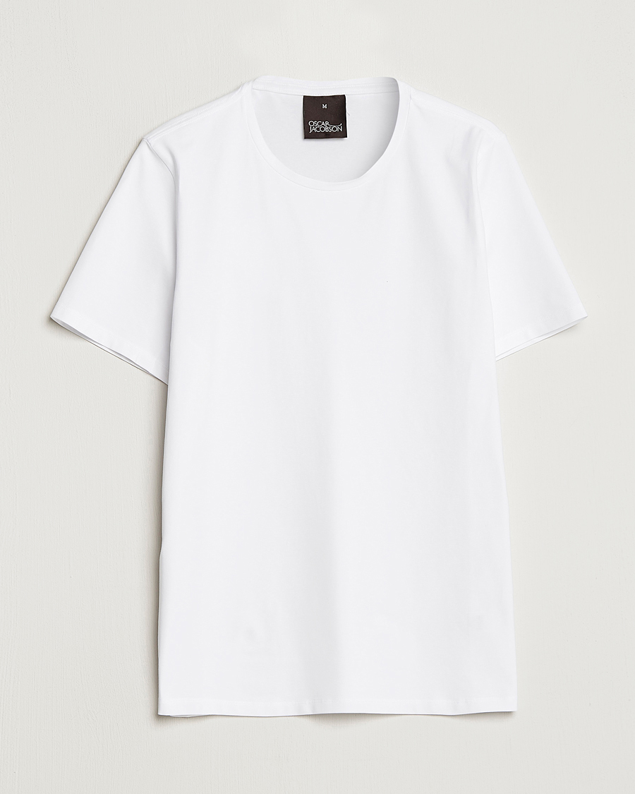 Herren | T-Shirts | Oscar Jacobson | Kyran Cotton T-Shirt White