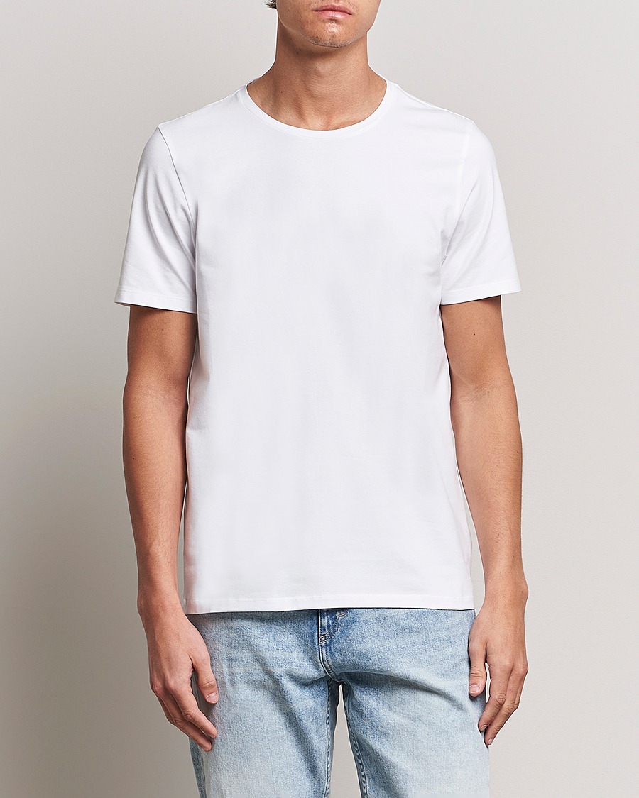 Herren | T-Shirts | Oscar Jacobson | Kyran Cotton T-Shirt White