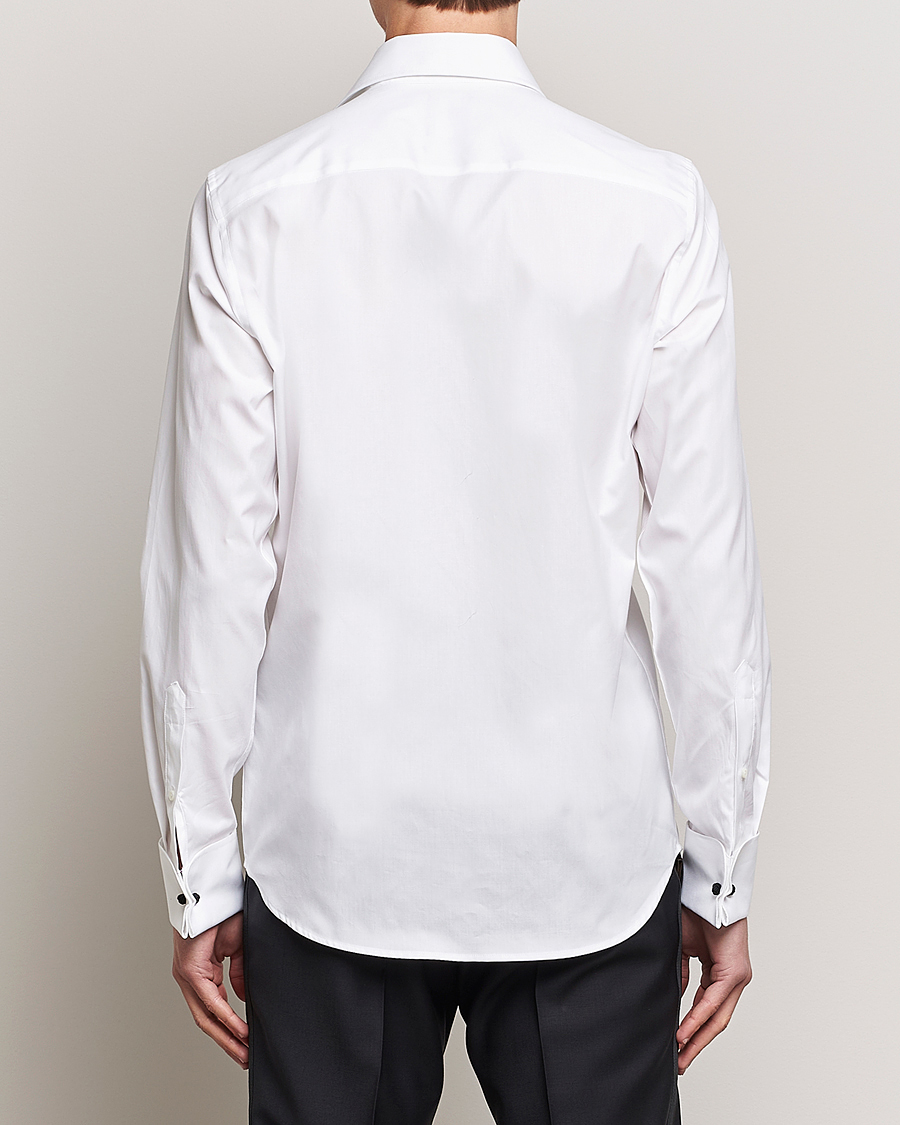Herren | Hemden | Oscar Jacobson | Slim Fit Cut Away Tuxedo Double Cuff White
