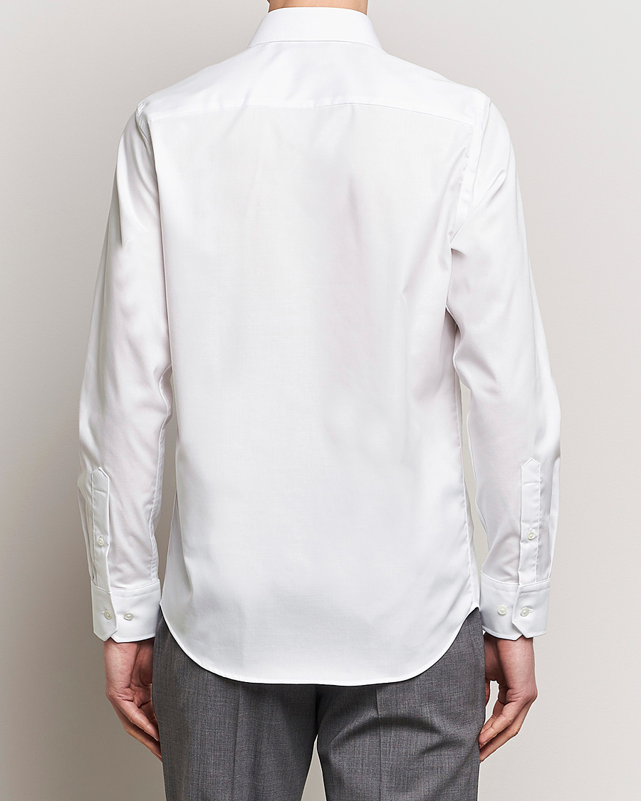 Herren | Hemden | Oscar Jacobson | Slim Fit Cut Away Non Iron Twill White