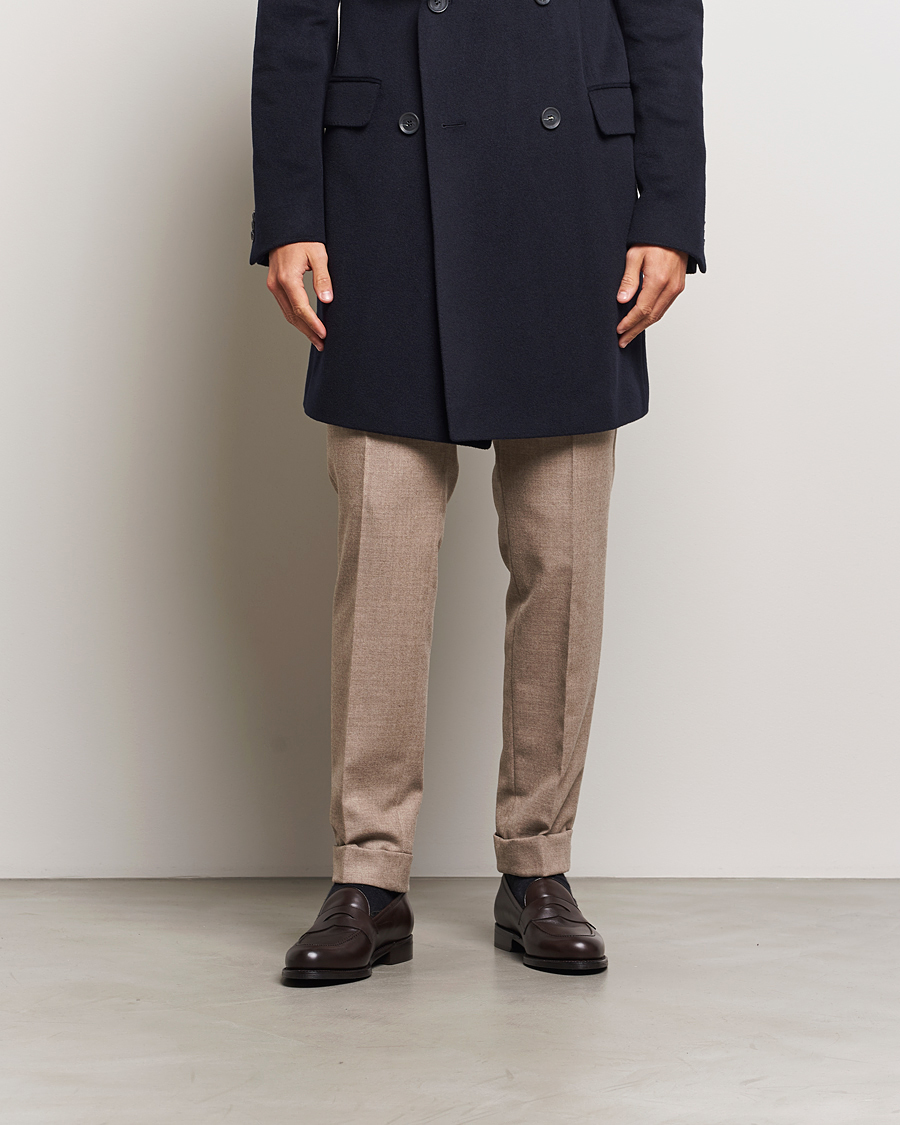 Herren | Loafer | Oscar Jacobson | Penny Loafers Dark Mud Brown