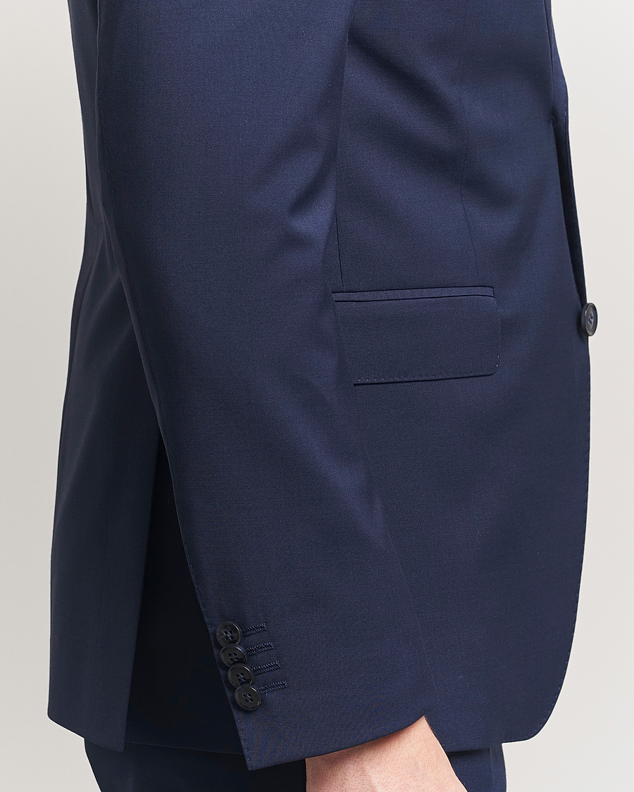 Herren | Sakkos | Oscar Jacobson | Ego Wool Blend Blazer Navy