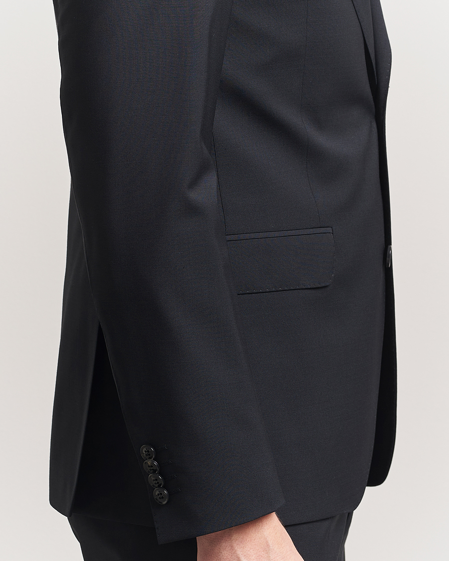 Herren | Sakkos | Oscar Jacobson | Ego Wool Blend Blazer Black