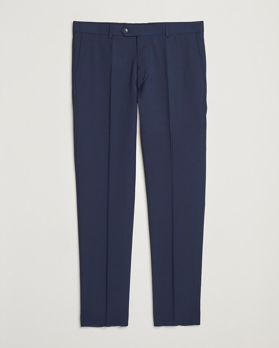 Herren | Hosen | Oscar Jacobson | Denz Wool Blend Trousers Navy