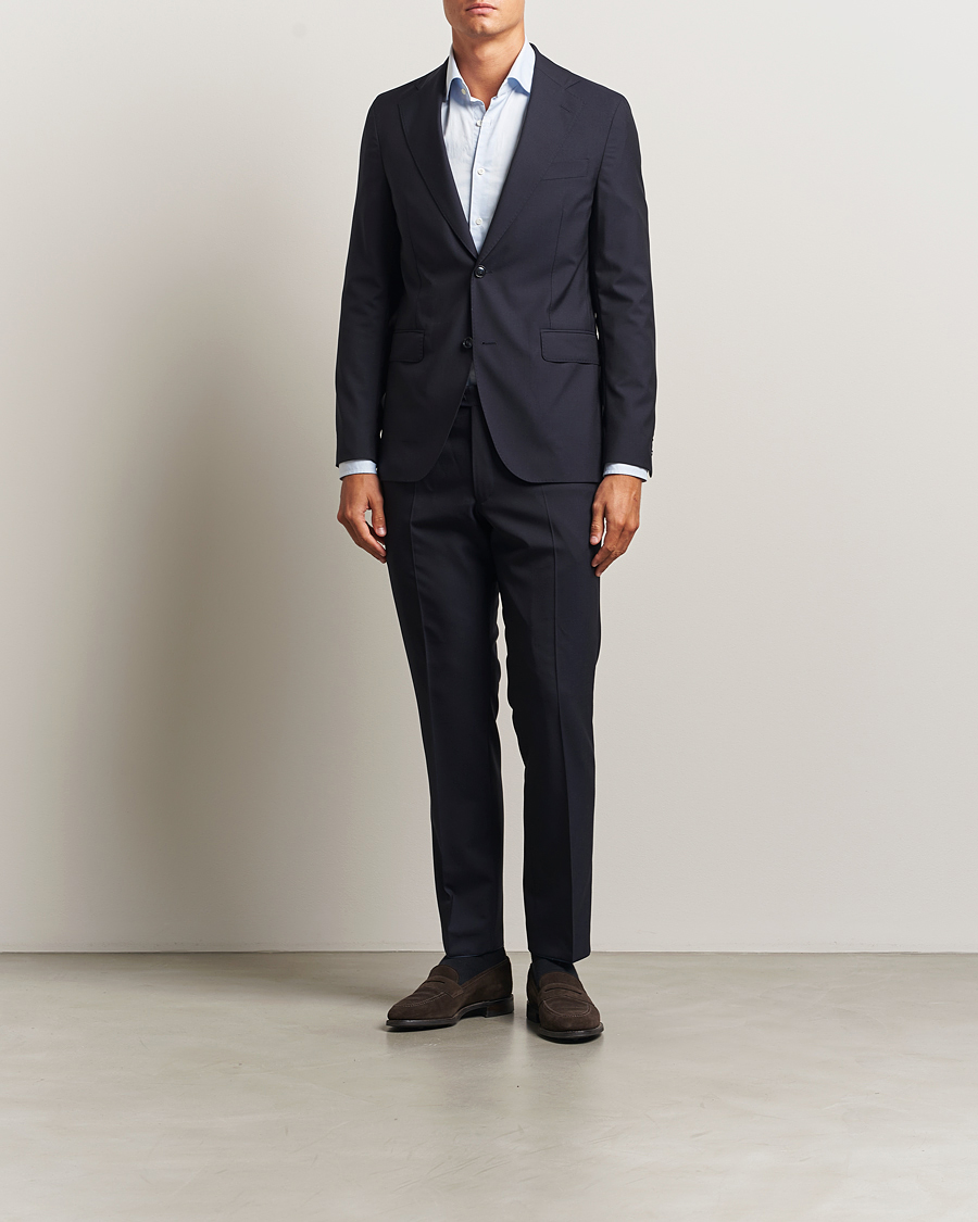 Herren | Sakkos | Oscar Jacobson | Ego Wool Blazer Navy