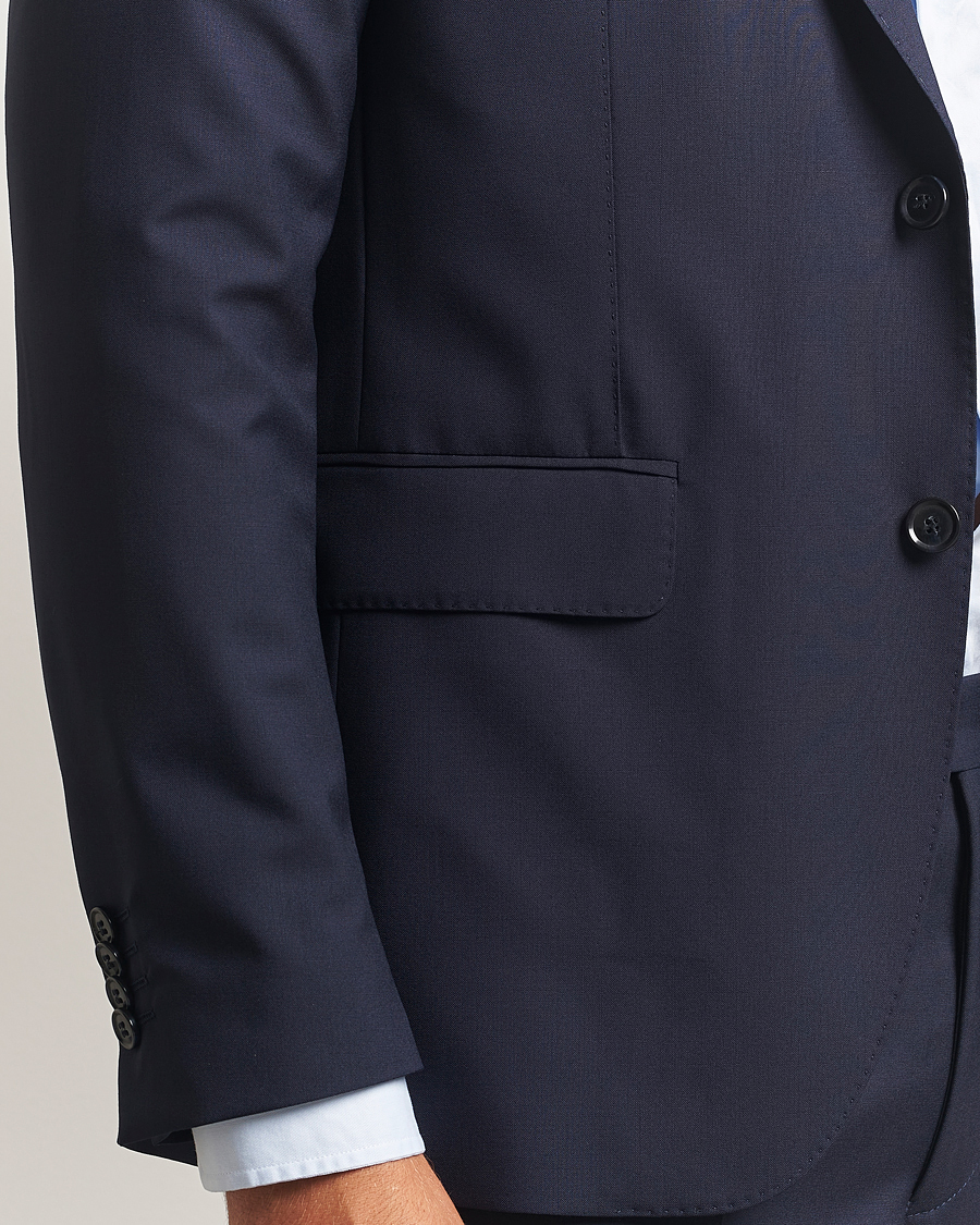 Herren | Sakkos | Oscar Jacobson | Ego Wool Blazer Blue