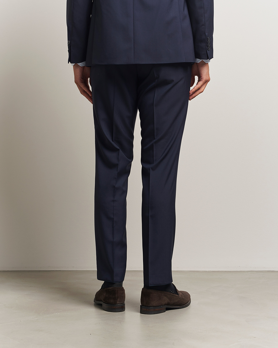 Herren | Hosen | Oscar Jacobson | Dandy Wool Trousers Blue