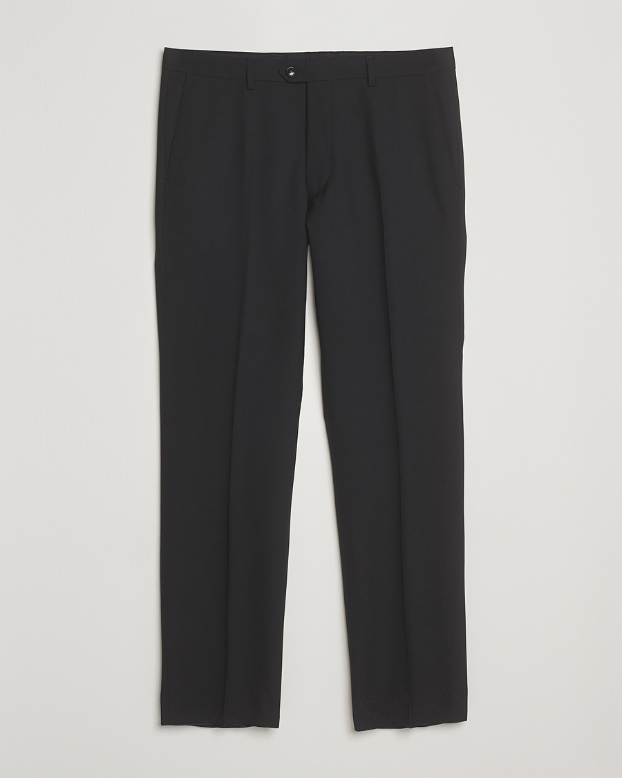 Herren | Hosen | Oscar Jacobson | Dandy Wool Trousers Black