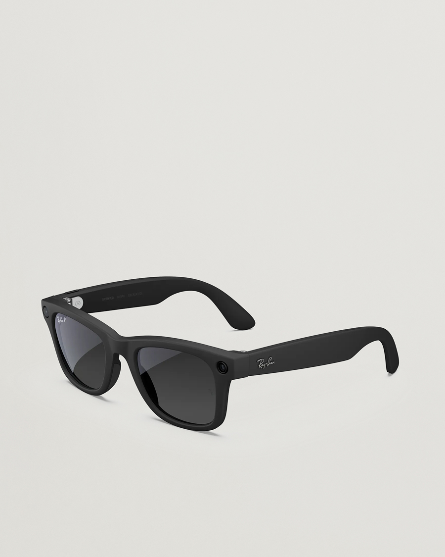 Herren | Sonnenbrillen | Ray-Ban | Wayfarer Meta 53 Sunglasses Matte Black