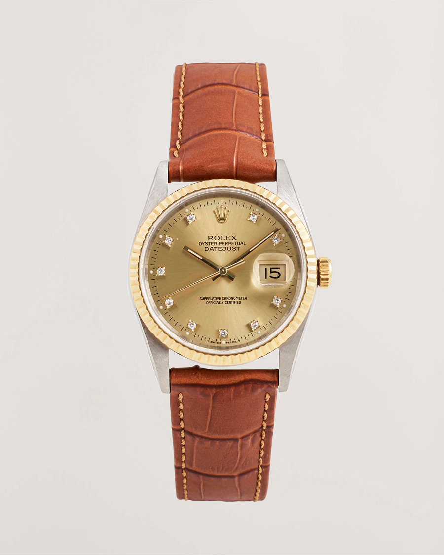 Herren | Pre-Owned & Vintage Watches | Rolex Pre-Owned | Datejust 36 G/S Diamant