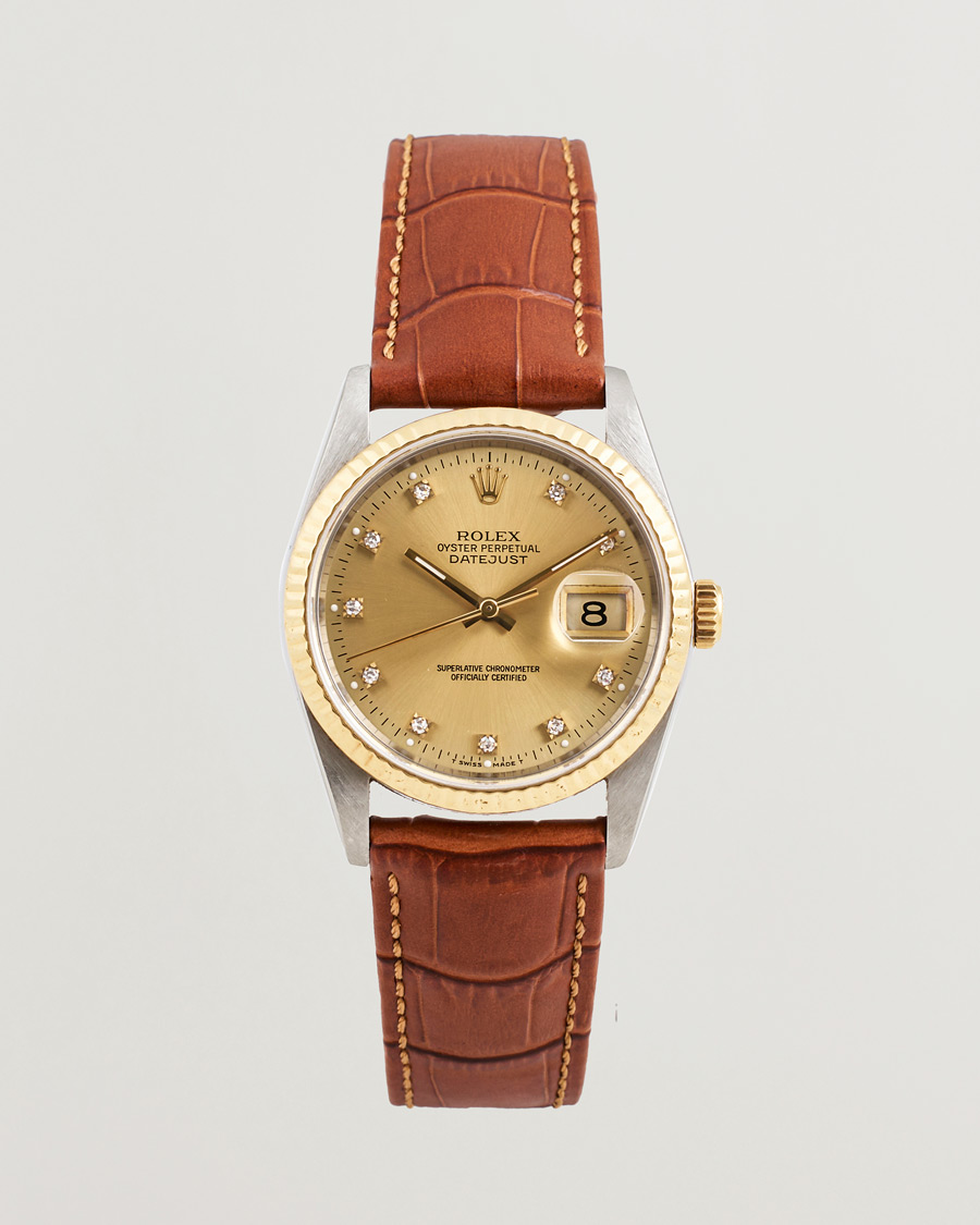 Herren | Pre-Owned & Vintage Watches | Rolex Pre-Owned | Datejust 36 G/S Diamant