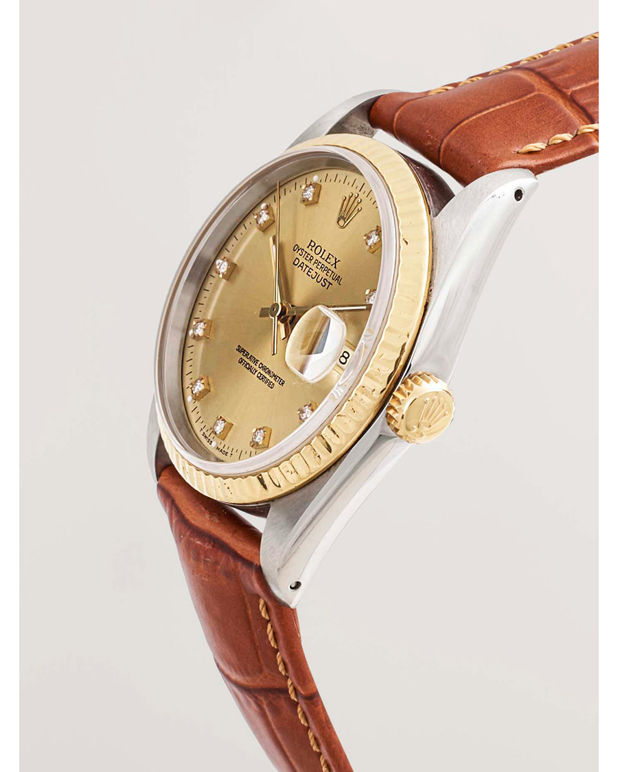 Herren | Pre-Owned & Vintage Watches | Rolex Pre-Owned | Datejust 36 G/S Diamant