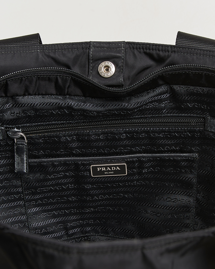 Herren | Pre-Owned & Vintage Bags | Prada Pre-Owned | 2 Way Boston Bag Tessuto Nylon Black