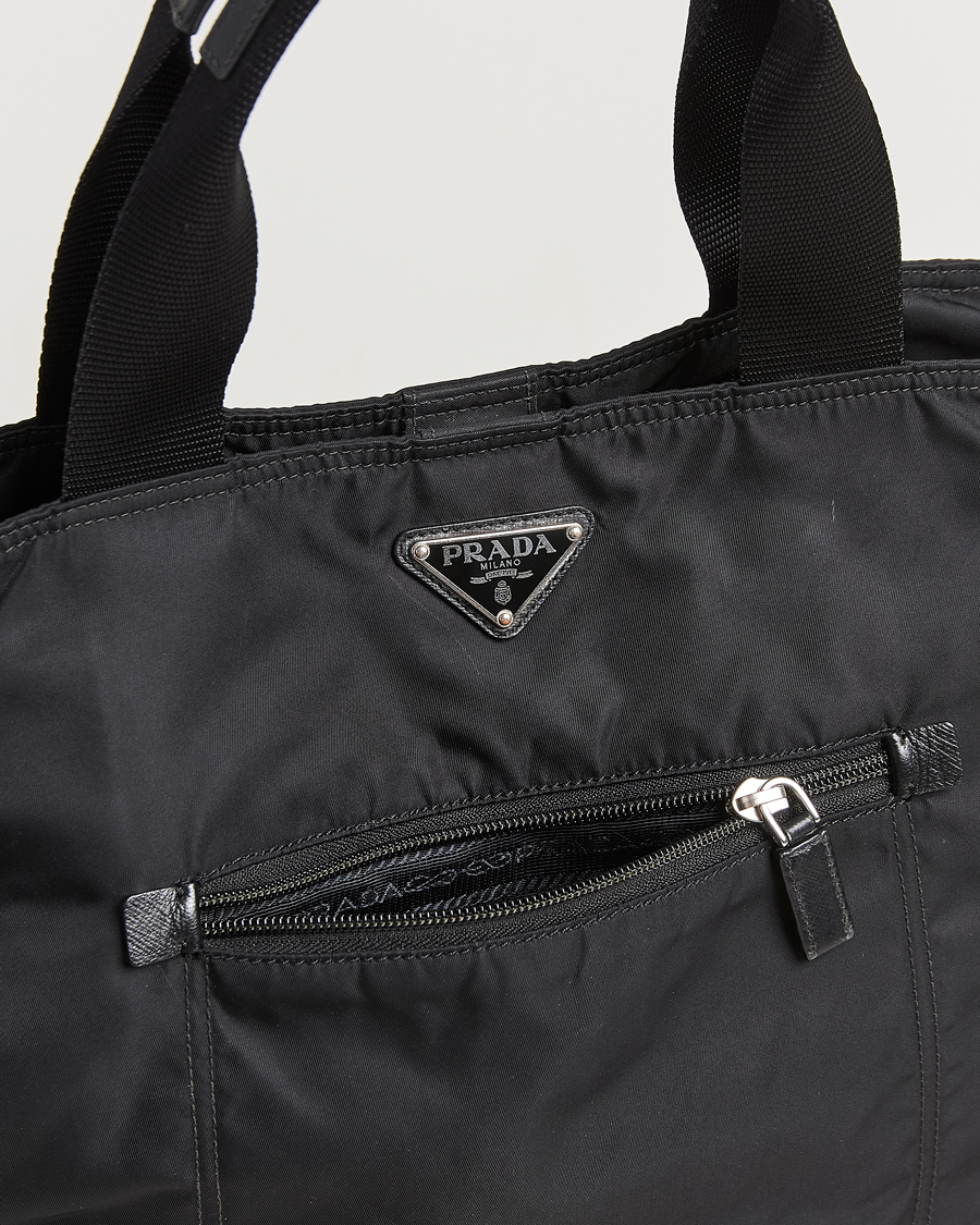 Herren | Pre-Owned & Vintage Bags | Prada Pre-Owned | 2 Way Boston Bag Tessuto Nylon Black