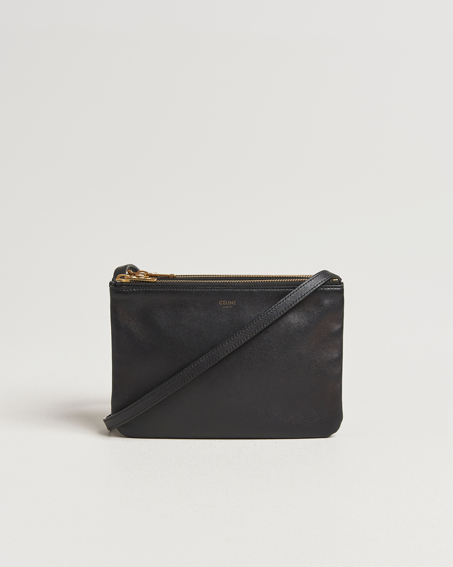 Herren | Pre-Owned & Vintage Bags | Celine Pre-Owned | Trio Bag Small Leather Black