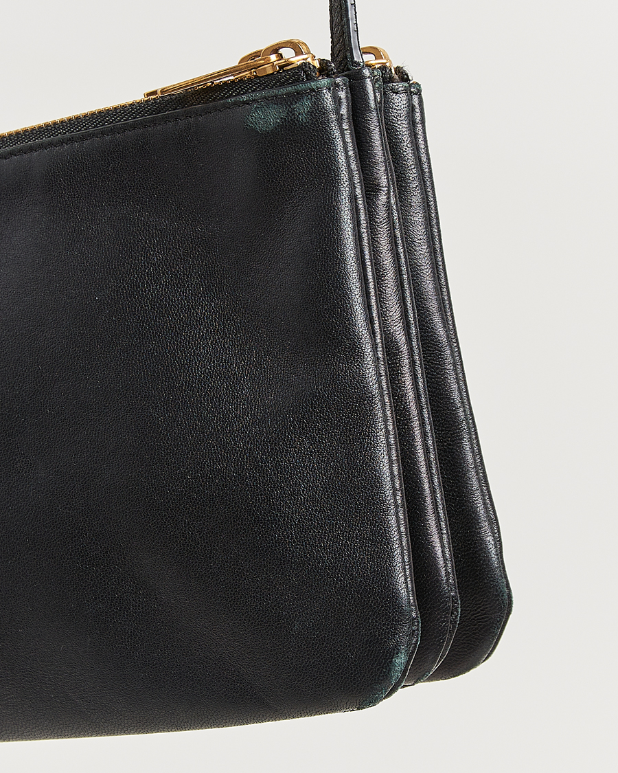 Herren | Pre-Owned & Vintage Bags | Celine Pre-Owned | Trio Bag Small Leather Black
