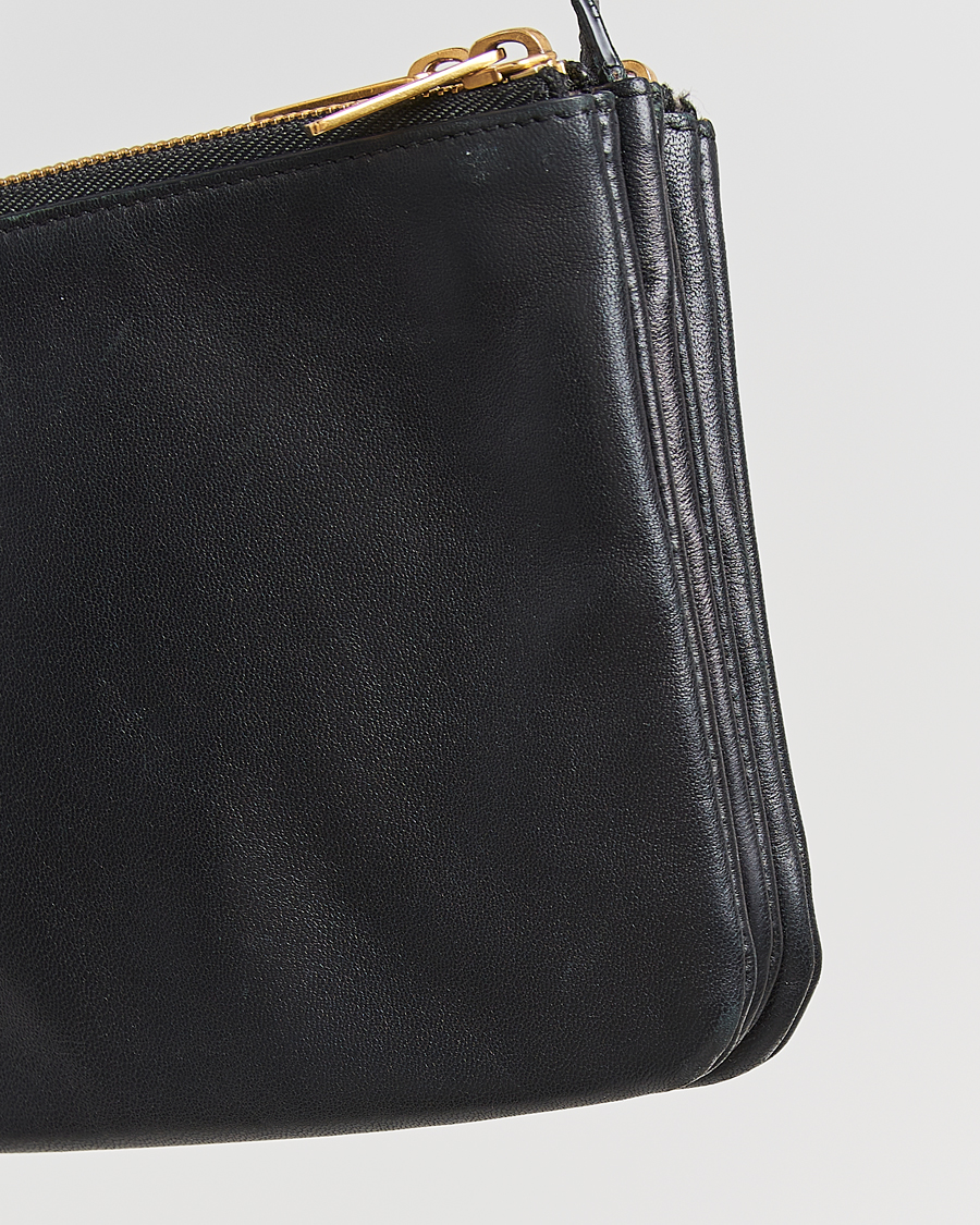 Herren | Celine Pre-Owned Trio Bag Small Leather Black | Celine Pre-Owned | Trio Bag Small Leather Black