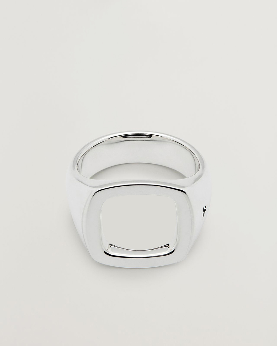 Herren | Schmuck | Tom Wood | Cushion Open Ring Silver