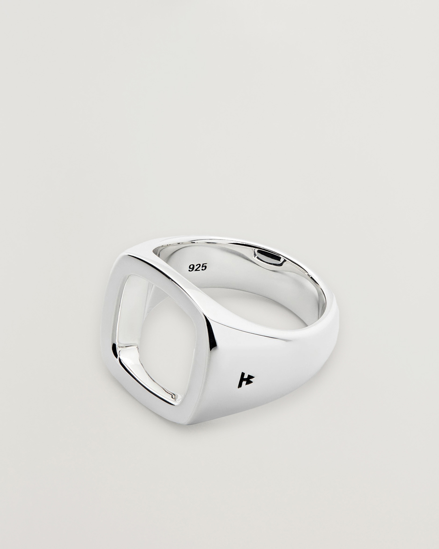 Herren | Schmuck | Tom Wood | Cushion Open Ring Silver