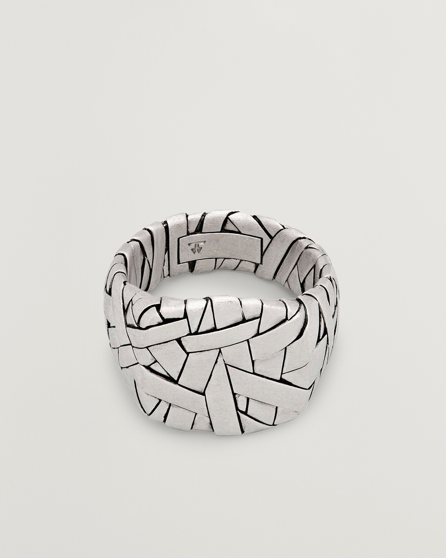 Herren | Schmuck | Tom Wood | Quilt Ring Silver