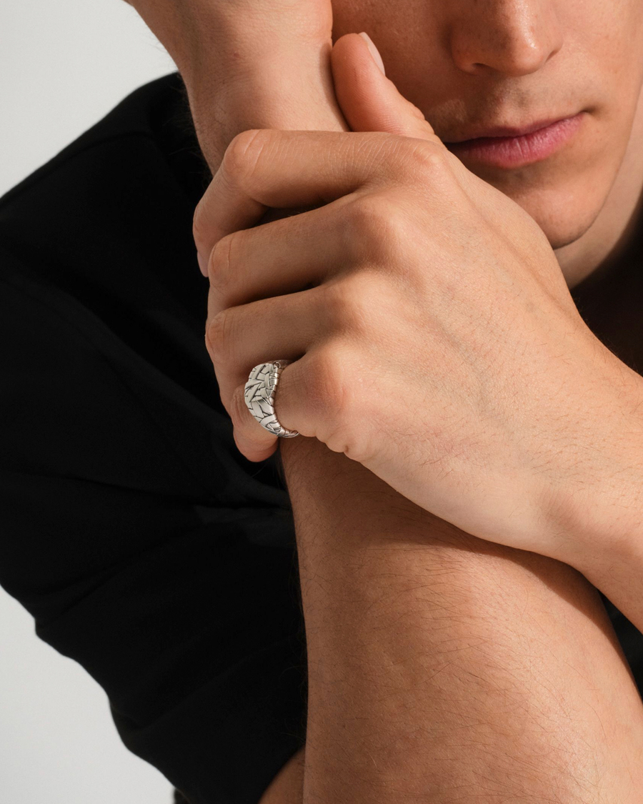 Herren | Schmuck | Tom Wood | Quilt Ring Small Silver