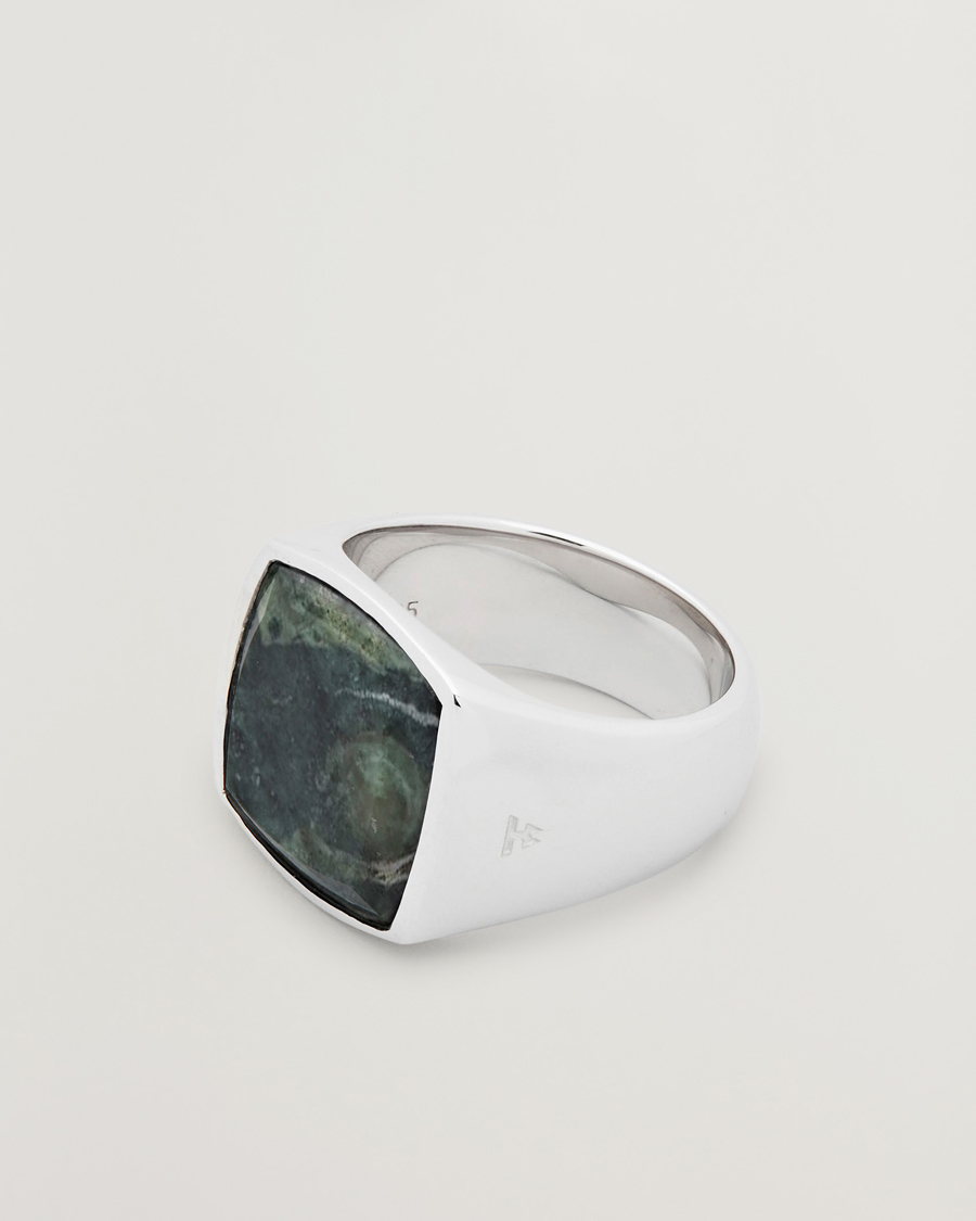 Herren | Schmuck | Tom Wood | Cushion Ring Kambaba Silver