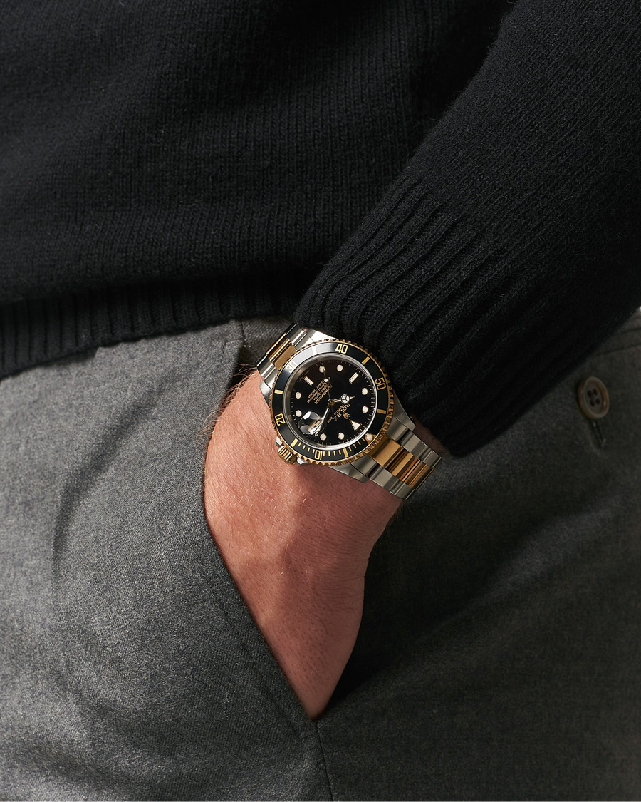 Herren | Pre-Owned & Vintage Watches | Rolex Pre-Owned | Submariner Oyster Perpetual Two Tone Black