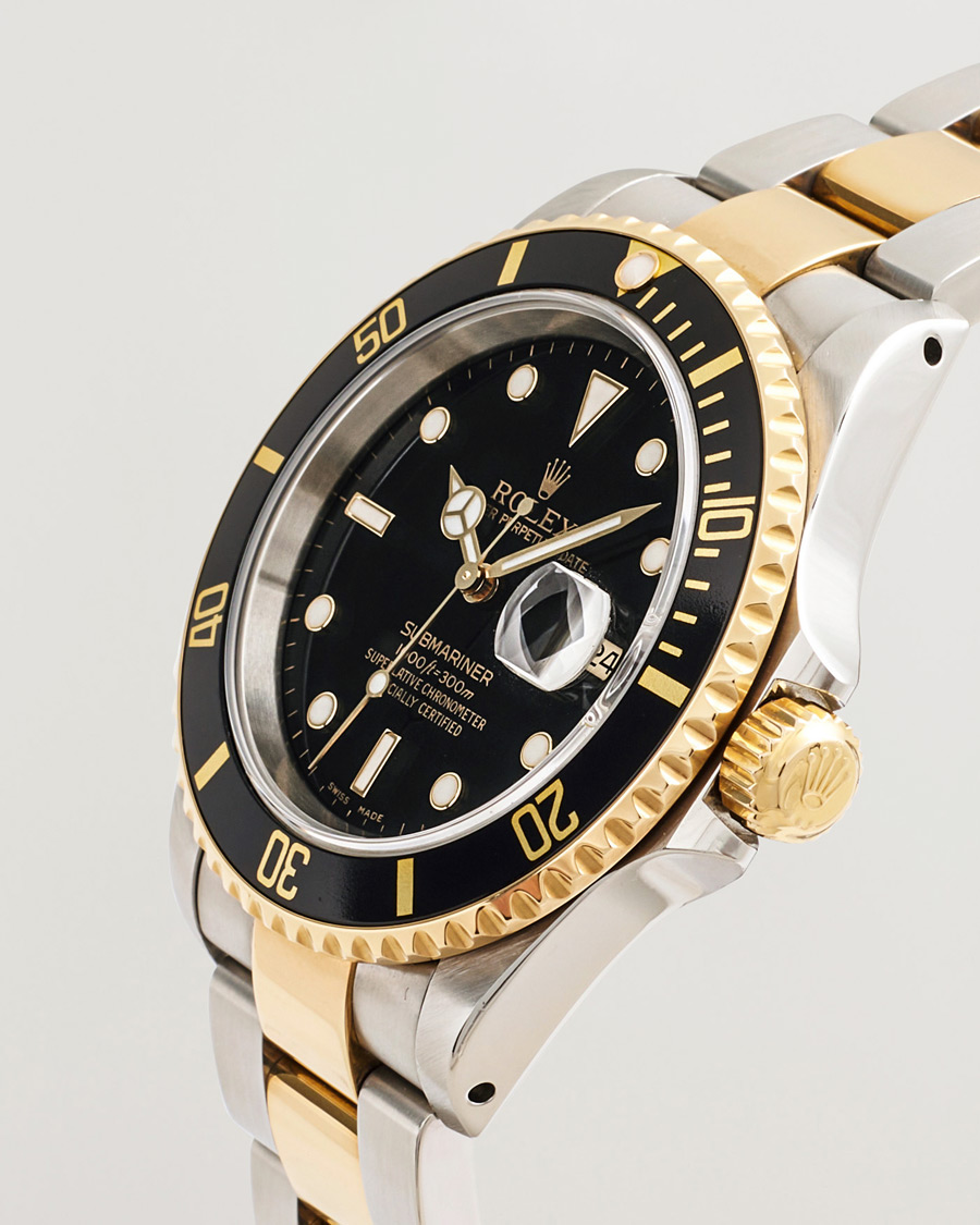 Herren | Pre-Owned & Vintage Watches | Rolex Pre-Owned | Submariner Oyster Perpetual Two Tone Black