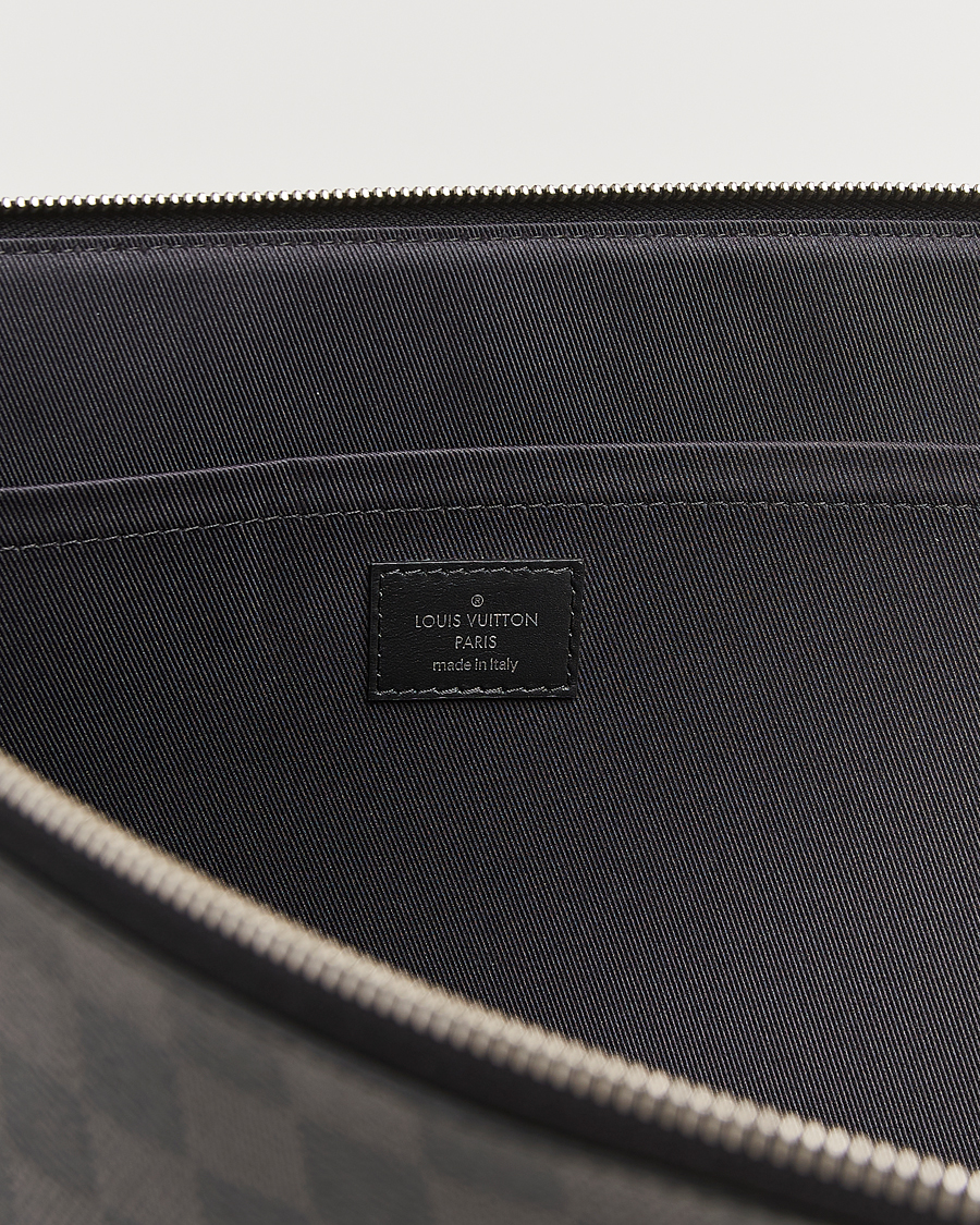 Herren | Pre-Owned & Vintage Bags | Louis Vuitton Pre-Owned | Pochette Jules GM Damier Graphite