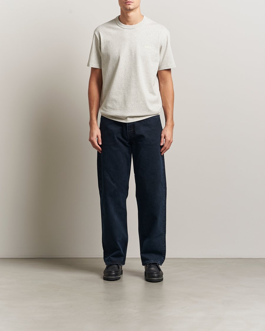 Herren | T-Shirts | A.P.C. | Boxy Fit Petit VPC T-Shirt Mastic Chine