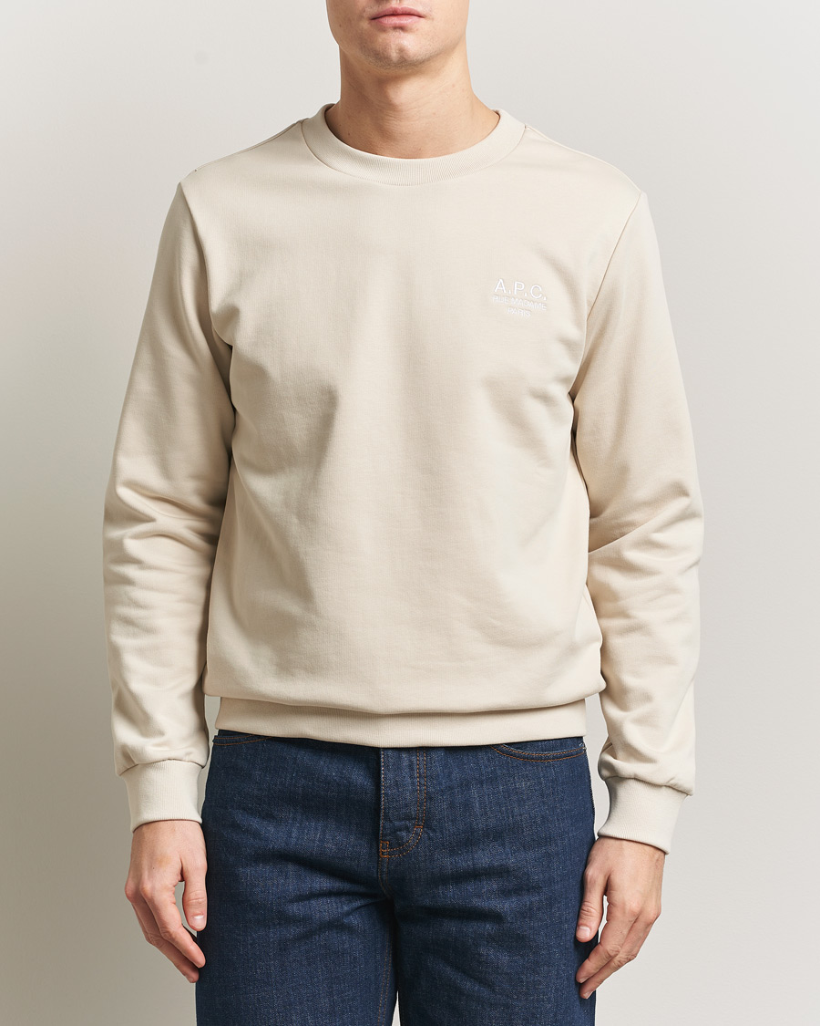 Herren | Pullover | A.P.C. | Rue Madame Tonal Sweatshirt Mastic