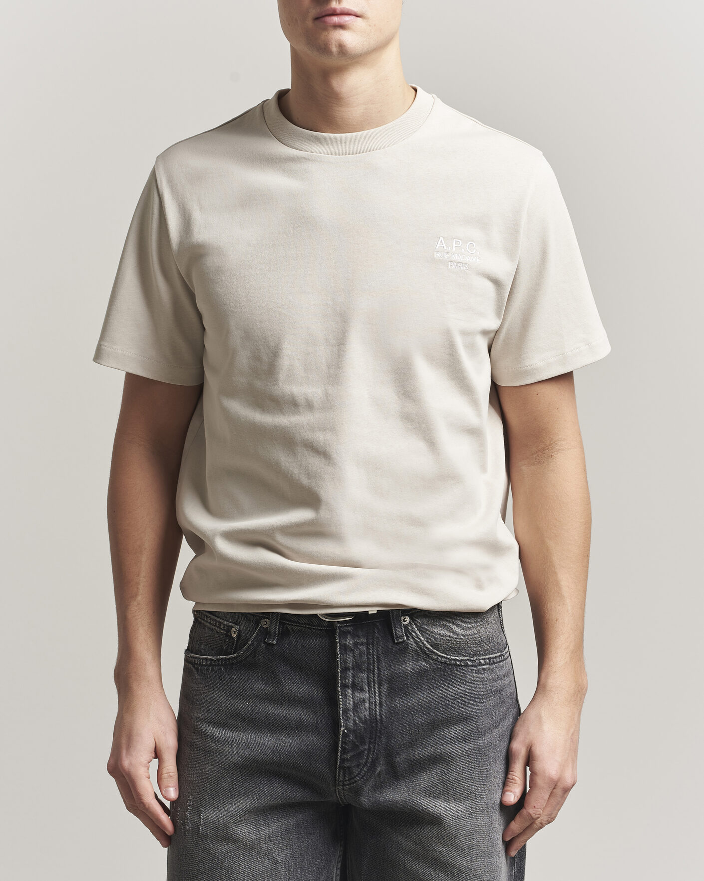 Herren | T-Shirts | A.P.C. | Rue Madame T-Shirt Mastic