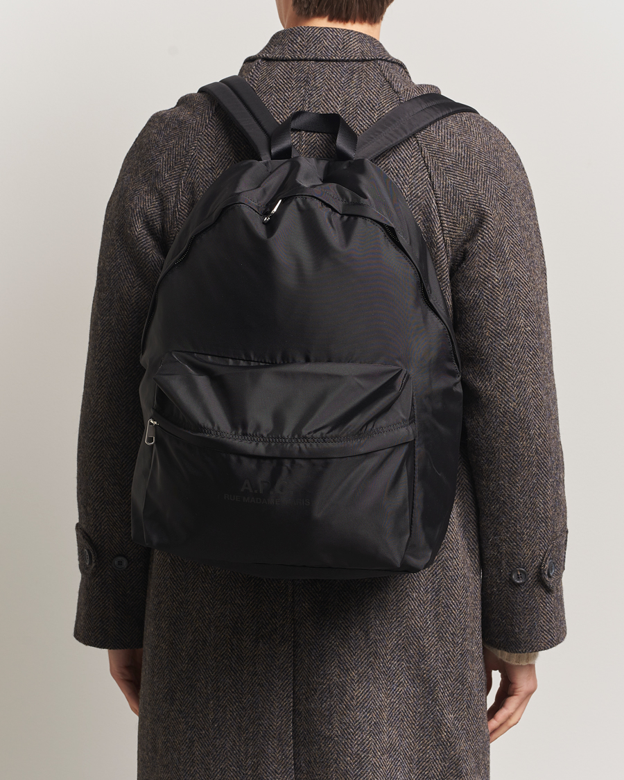 Herren | Taschen | A.P.C. | Backstage Nylon Cordura Backpack Black