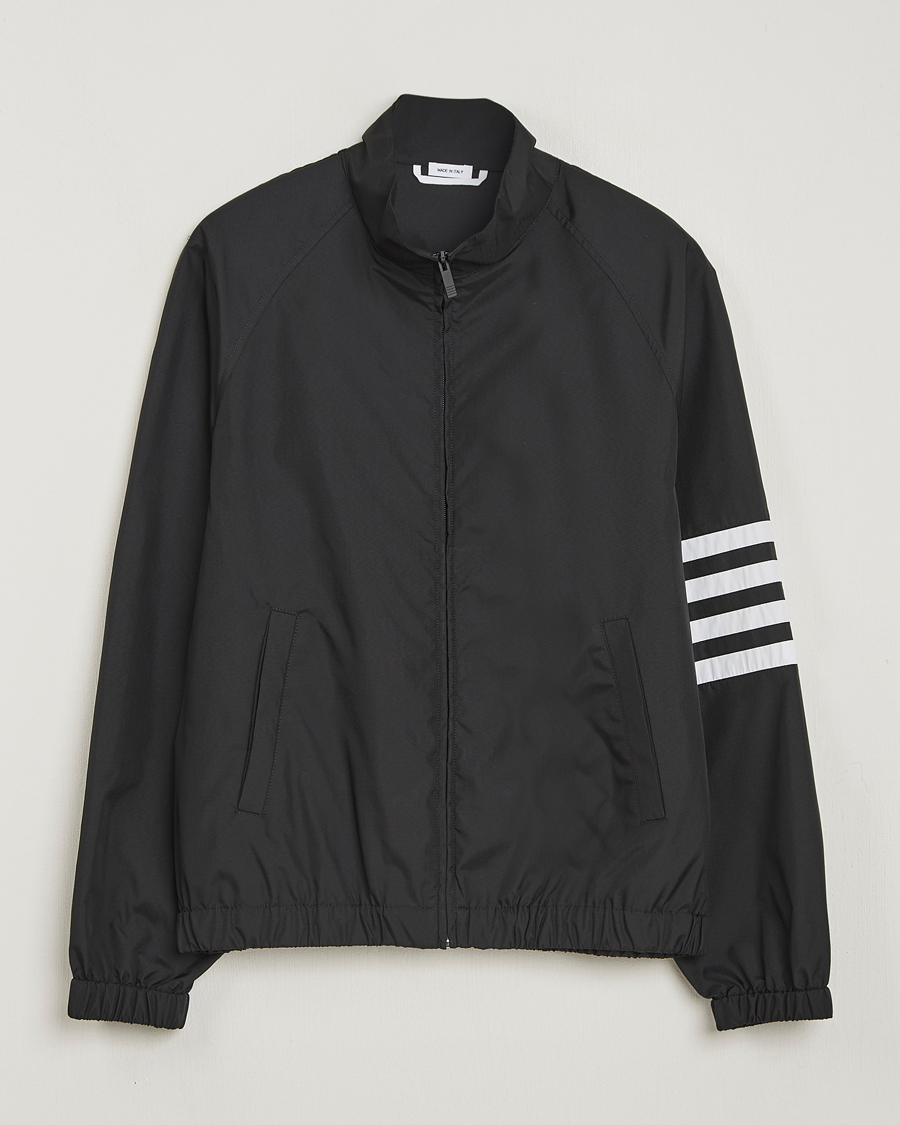 Herren | Jacken | Thom Browne | Raglan 4 Bar Nylon Jacket Black