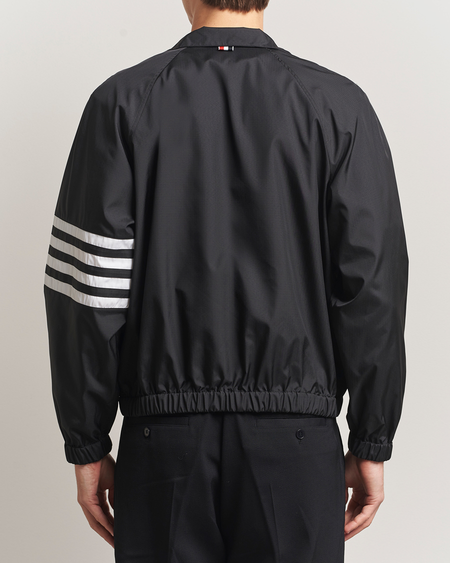 Herren | Jacken | Thom Browne | Raglan 4 Bar Nylon Jacket Black