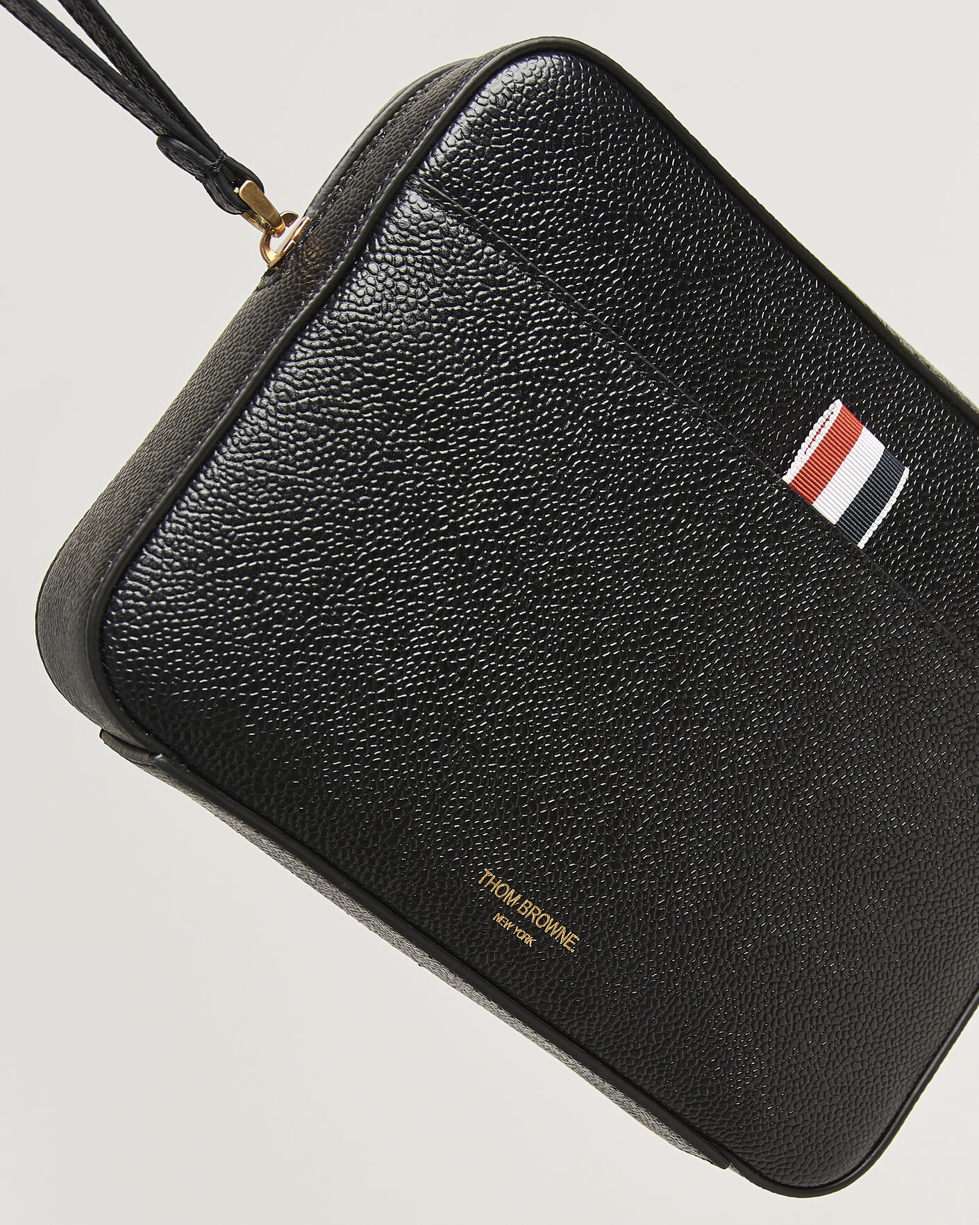 Herren | Taschen | Thom Browne | Pebble Grain Leather Bag Black