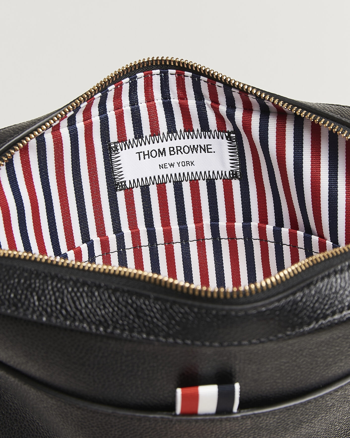 Herren | Taschen | Thom Browne | Pebble Grain Leather Bag Black