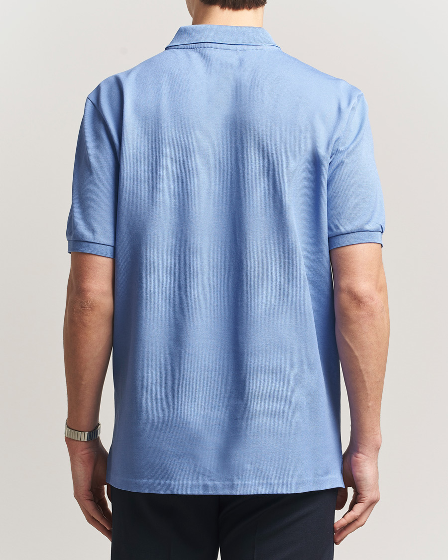 Herren | Poloshirts | Ralph Lauren Purple Label | Mercerized Cotton Polo Light Blue