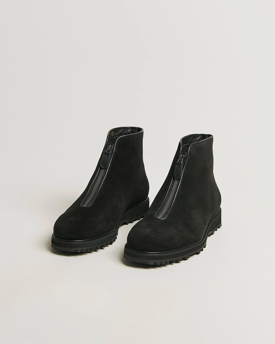 Herren | Boots | Myrqvist | Funäs Boot Black Suede