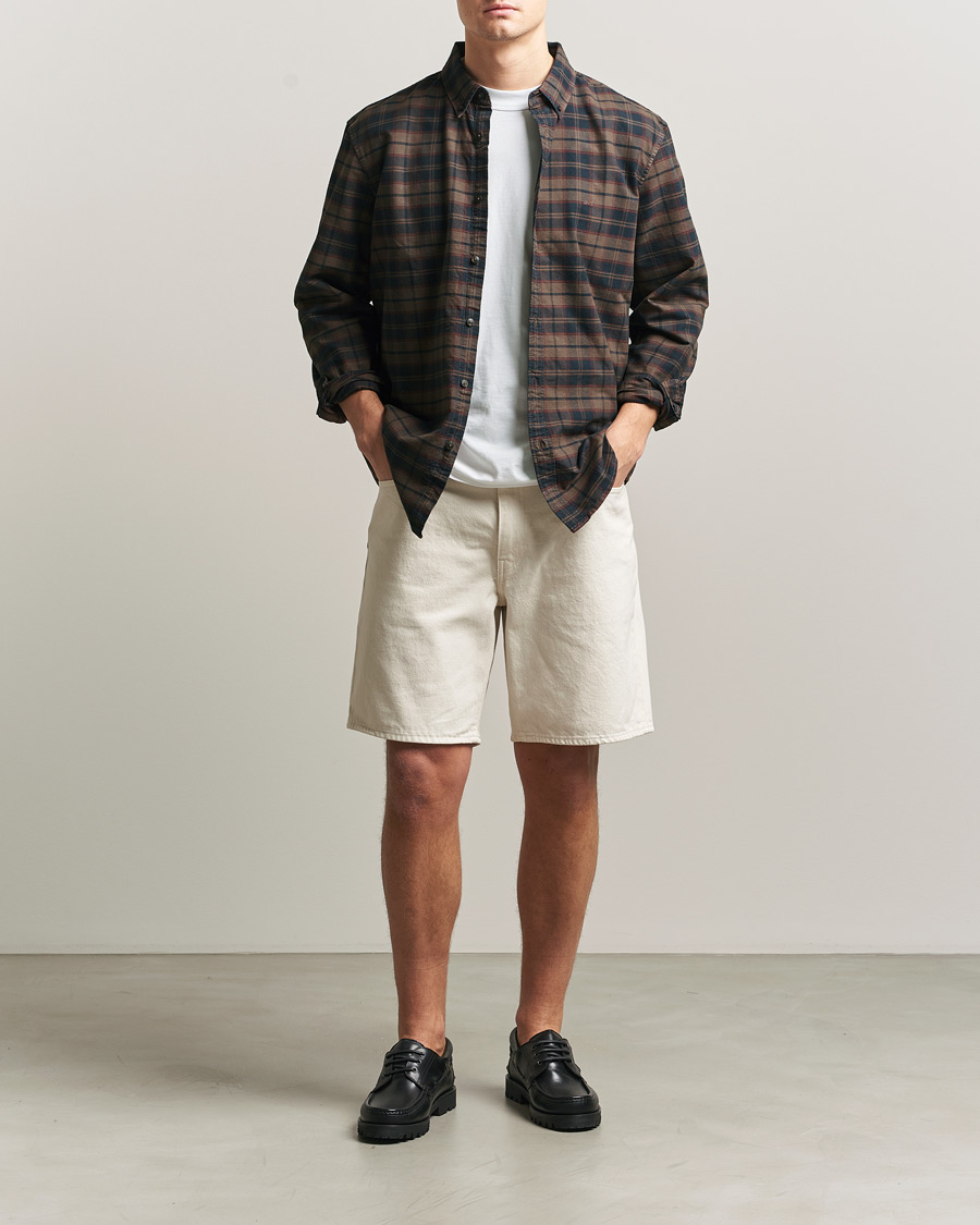 Herren | Shorts | Levi's | 468 Loose Denim Shorts Ecru Bone