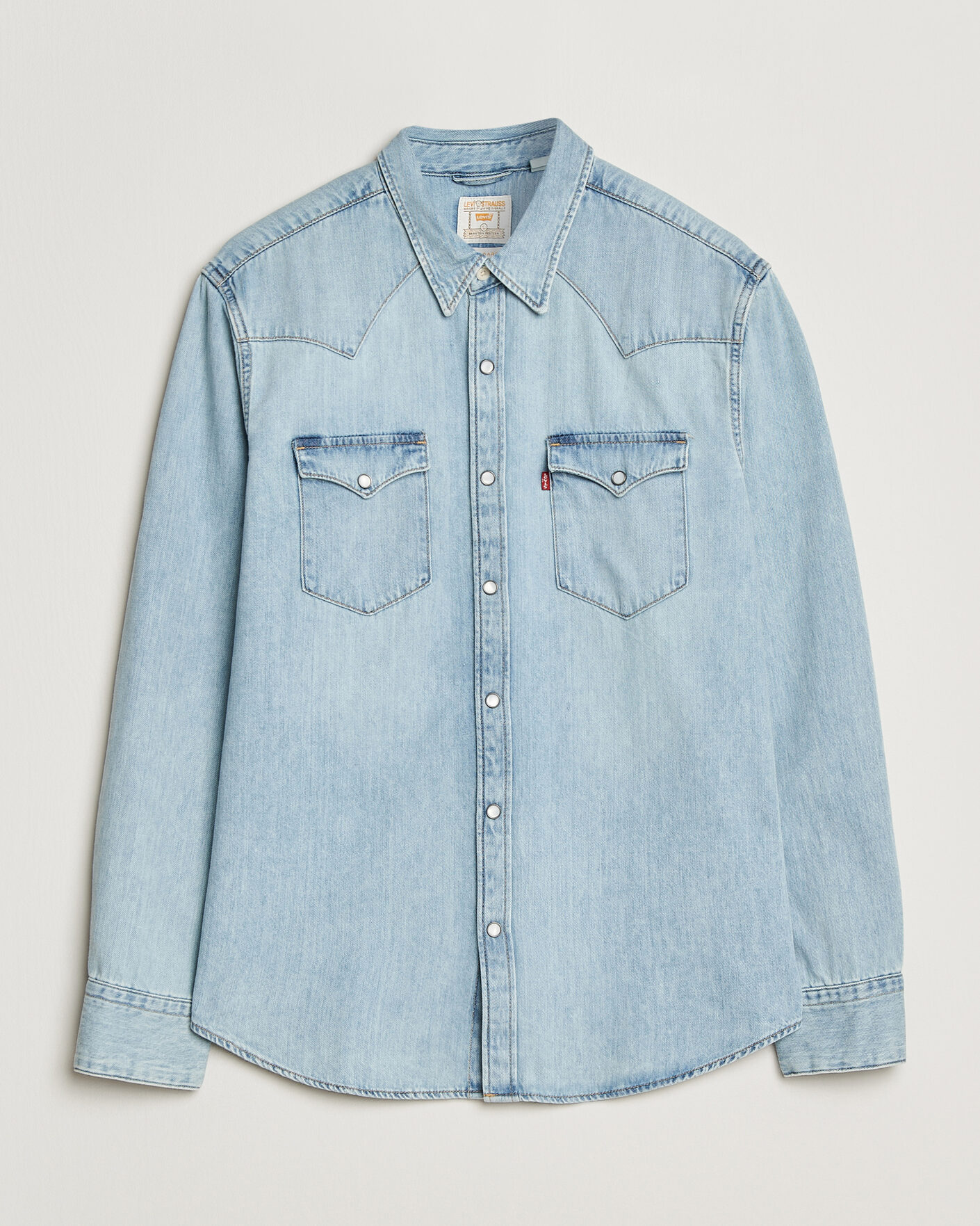 Herren | Hemden | Levi's | Barstow Western Standard Shirt Worn In Blue