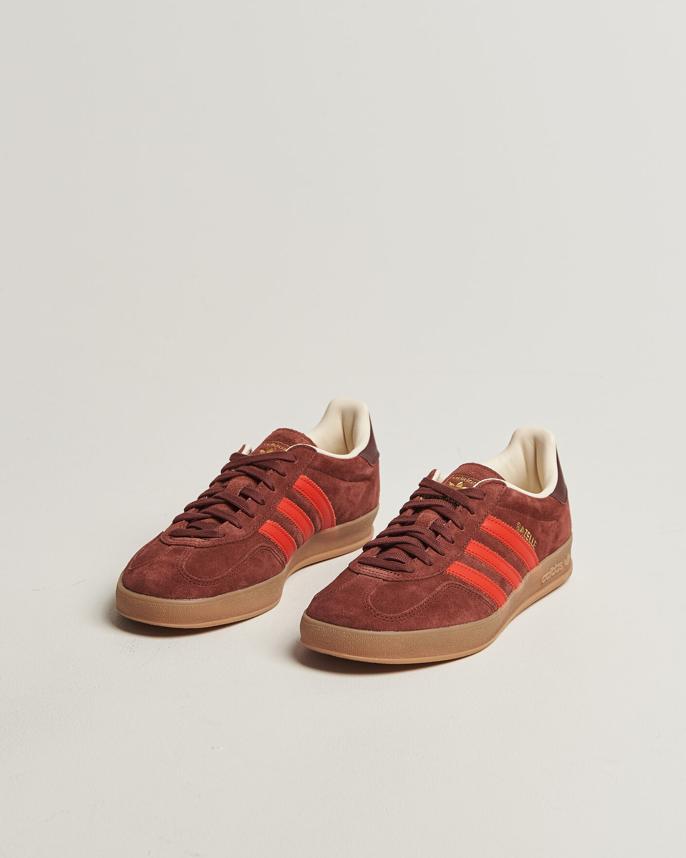 Herren | Sneaker | adidas Originals | Gazelle Indoor Sneaker Brown/Red