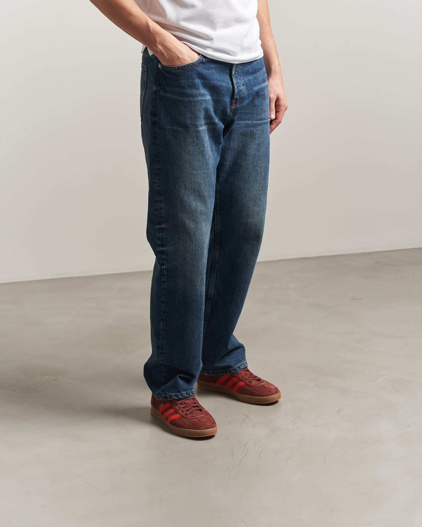 Herren | Sneaker | adidas Originals | Gazelle Indoor Sneaker Brown/Red