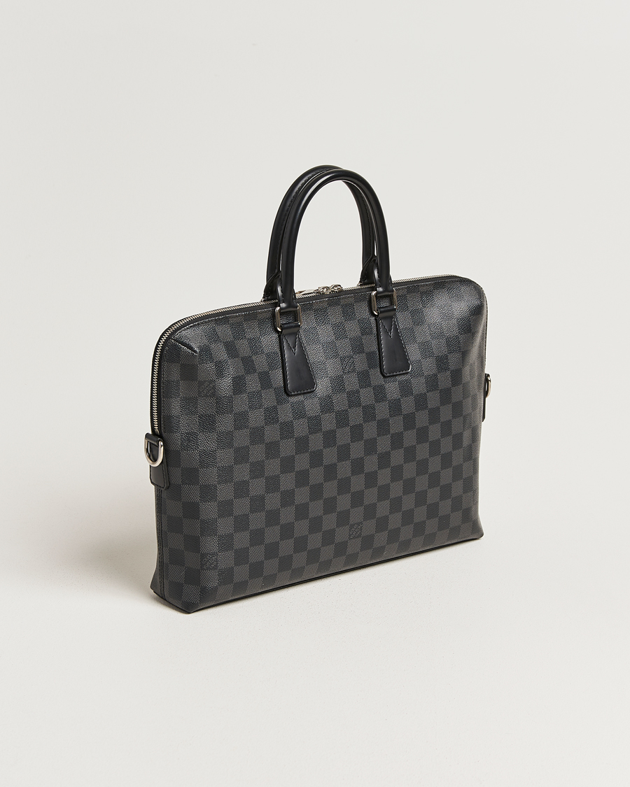 Herren | Pre-Owned & Vintage Bags | Louis Vuitton Pre-Owned | Porte Documents Jour Damier Graphite