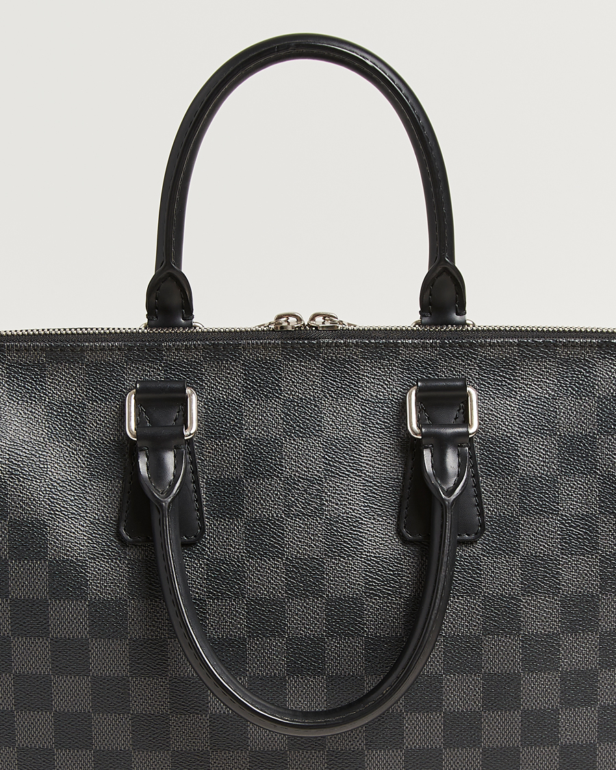 Herren | Pre-Owned & Vintage Bags | Louis Vuitton Pre-Owned | Porte Documents Jour Damier Graphite