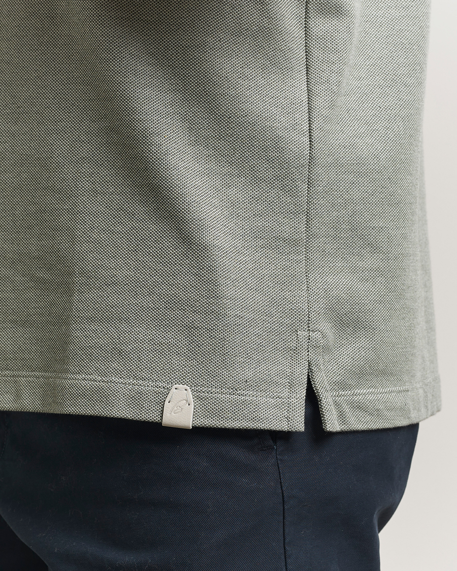 Herren | Poloshirts | Brioni | Short Sleeve Cotton Piquet Polo  Light Green