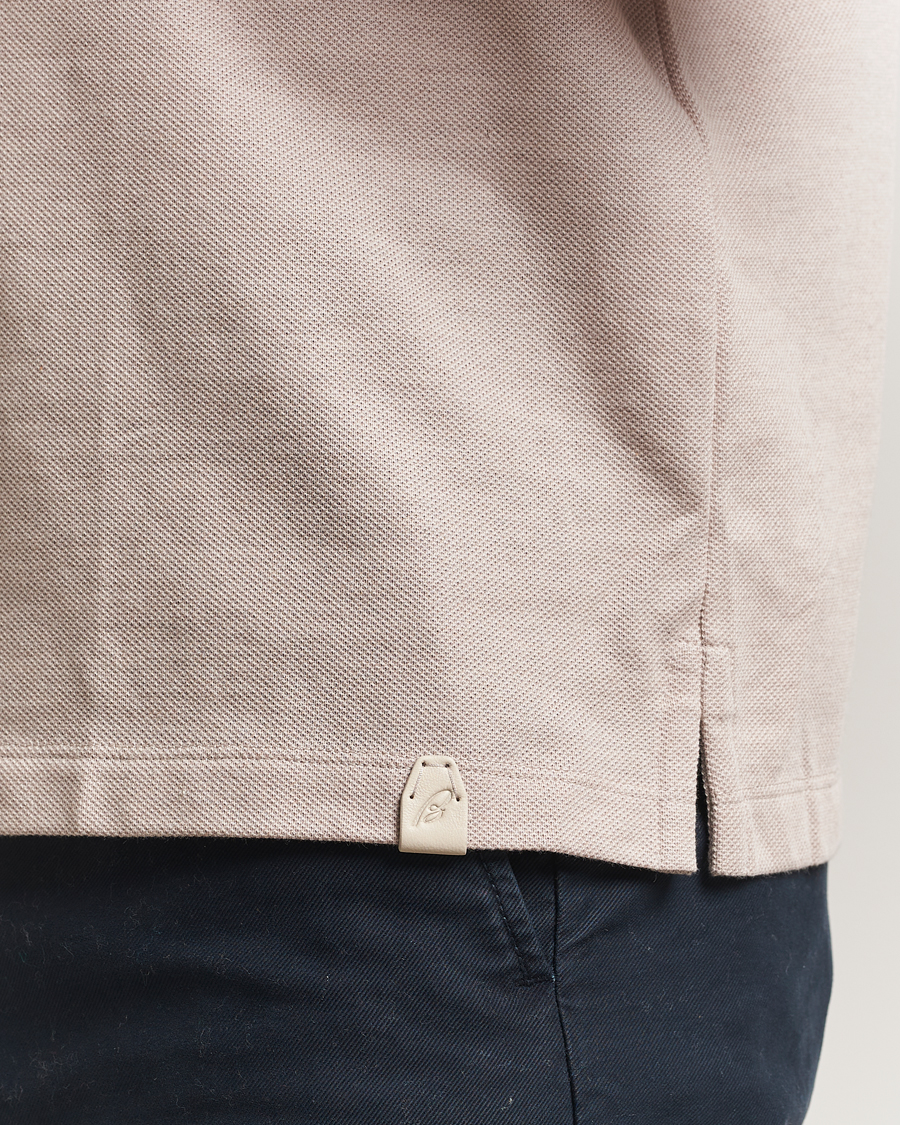 Herren | Poloshirts | Brioni | Short Sleeve Cotton Piquet Polo  Beige
