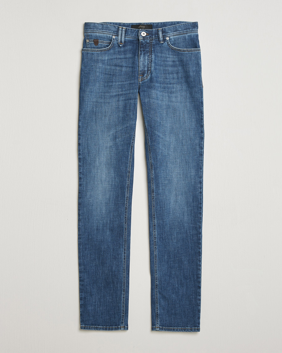 Herren | Hosen | Brioni | 5-Pocket Denim Medium Blue Wash